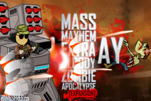 Mass Mayhem Extra Bloody Zombie Apocalypse Expansion