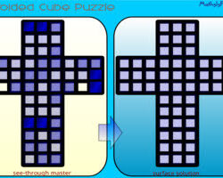 Unfolded Cube Puzzle