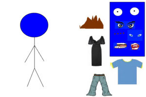 Stick Figure Dress Up