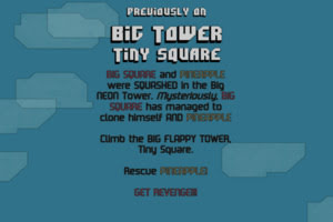 Big Flappy Tower vs Tiny Square