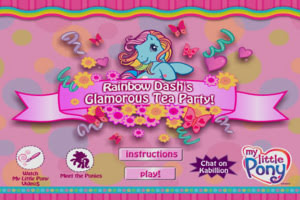 Rainbow Dashs Glamorous Tea Party